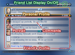 The New PlayOnline Friend List